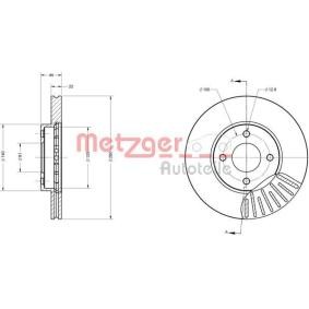 Bremsscheibe 6110680 von METZGER günstig für 30,25 € online kaufen