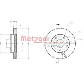 Bremsscheibe 6110702 von METZGER günstig für 29,10 € online kaufen