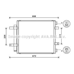Compre Condensador de ar condicionado de PRASCO online para XJ Sedan (X350, X358) a preços moderados