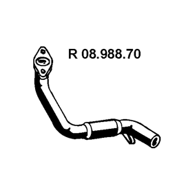 Abgasrohr 08.988.70 von EBERSPÄCHER günstig für 92,04 € online kaufen
