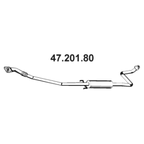 Comprar Silenciador intermedio de EBERSPÄCHER 47.201.80 a bajo precio de 153,42 €