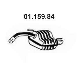 Acquista Marmitta da EBERSPÄCHER 01.159.84 a buon mercato per soli 479,19 €