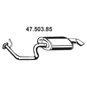 Comprar Silenciador trasero de EBERSPÄCHER 47.503.85 a bajo precio de 163,96 €