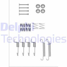 Achetez des Kit d'accessoires, mâchoires de frein de stationnement DELPHI LY1371 à prix pour 18,22 €