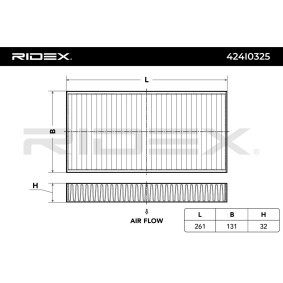 Acquista Filtro abitacolo da RIDEX online per LAGUNA III Grandtour (KT0/1) a prezzi moderati