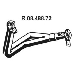 Achetez des Tuyau d'échappement EBERSPÄCHER 08.488.72 à prix pour 166,37 €