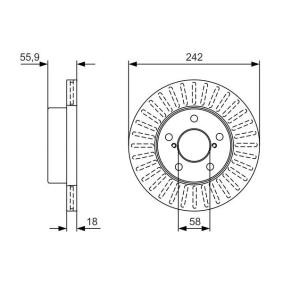 Bremsscheibe 0 986 479 U69 von BOSCH günstig für 23,83 € online kaufen