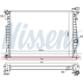 Kühler, Motorkühlung 641775 von NISSENS günstig für 69,89 € online kaufen