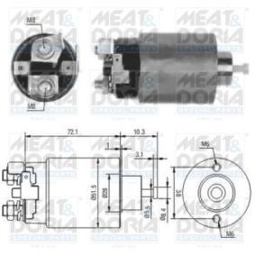Compre Solenoide de arranque de MEAT & DORIA online para GALLOPER I a preços moderados
