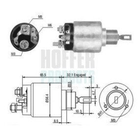 Compre Solenoide de arranque de HOFFER online para 911 Targa (993) a precios moderados