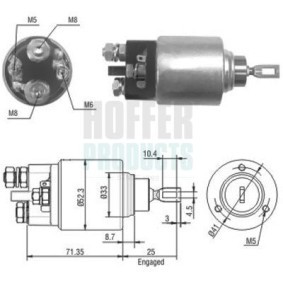 Comprar Solenoide de arranque de HOFFER 6646075 a bajo precio de 39,49 €