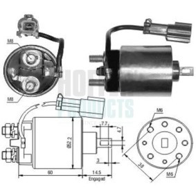 Acquista Elettromagnete motorino avviamento da HOFFER online per TERRANO I (WD21) a prezzi moderati