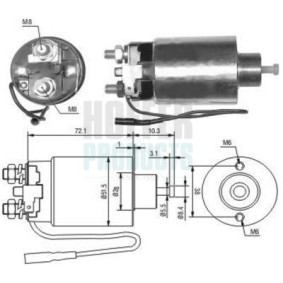 Acquista Elettromagnete motorino avviamento da HOFFER online per ACCENT Tre volumi (X-3) a prezzi moderati
