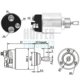 Compre Solenoide de arranque de HOFFER online para JUMPER Caixa a preços moderados