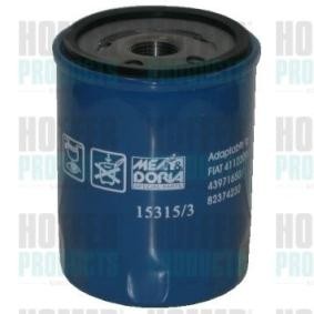 Achetez des Filtre à huile HOFFER 15315/3 à prix pour 5,78 €