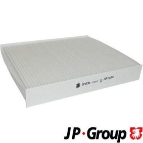 Innenraumfilter 1528100500 von JP GROUP günstig für 9,36 € online kaufen
