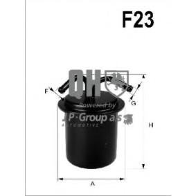 Kraftstofffilter für SUBARU von JP GROUP