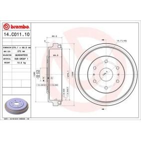 Compre Tambor de travão de BREMBO online para HIACE IV Caixa (LXH1_, RZH1_, LH1_) a preços moderados