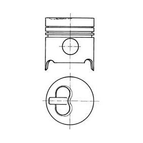 Achetez des Piston de chez KOLBENSCHMIDT en ligne pour Safrane I phase 1 3/5 portes (B54) à prix modérés