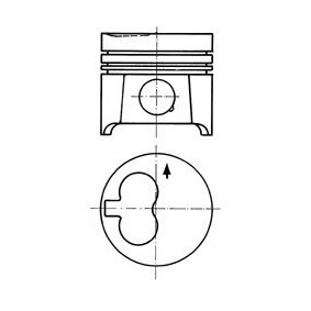 Compre Pistón de KOLBENSCHMIDT online para 106 II Furgoneta / Hatchback (1S) a precios moderados