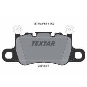 Compre Pastilhas de travão de TEXTAR online para 911 Speedster (991) a preços moderados