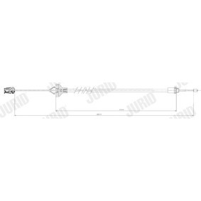 Achetez des Câble d'embrayage JURID 421093J à prix pour 13,07 €