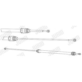 Handbremsseil 432929J von JURID günstig für 16,42 € online kaufen