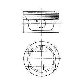 Achetez des Piston de chez KOLBENSCHMIDT en ligne pour Xantia Break (X2) à prix modérés