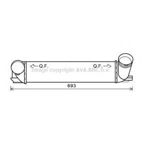 Ladeluftkühler BW4473 von PRASCO günstig für 190,27 € online kaufen