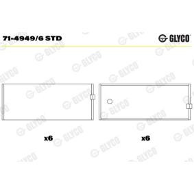 Comprar Cojinete de biela de GLYCO 71-4949/6 STD a bajo precio de 120,17 €