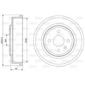 Achetez des Tambour de frein VALEO 237110 à prix pour 10,46 €