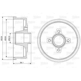 Achetez des Tambour de frein VALEO 237098 à prix pour 11,99 €