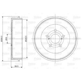 Achetez des Tambour de frein VALEO 237084 à prix pour 67,60 €