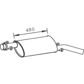 Achetez des Silencieux intermédiaire DINEX 33337 à prix pour 894,34 €