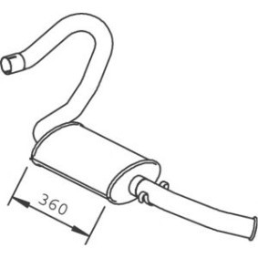 Achetez des Silencieux arrière DINEX 33364 à prix pour 1321,87 €
