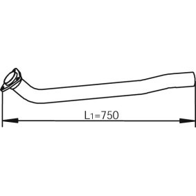 Abgasrohr 62117 von DINEX günstig für 87,28 € online kaufen