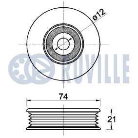 Spannarm, Keilrippenriemen 57106 von RUVILLE günstig für 50,56 € online kaufen
