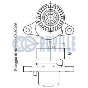Rollensatz, Zahnriemen 5603652 von RUVILLE günstig für 81,00 € online kaufen