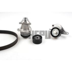 Comprar Bomba de agua + kit de correa poli V de HEPU PK09071 a bajo precio de 206,03 €
