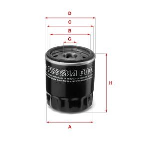 Comprar Filtro de aceite de SOFIMA S 3519 R a bajo precio de 51,46 €