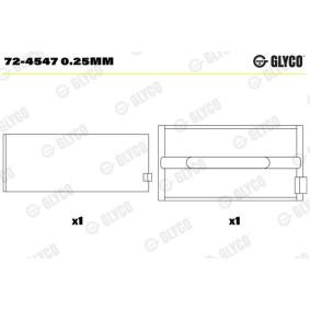 Kurbelwellenlager für IVECO von GLYCO