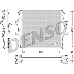 Kjøp Radiator, motorkjøling av DENSO DRM12009 til den lave prisen 3205,51 NOK