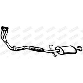 Compre Panela de escape dianteira da WALKER 09490 a um preço baixo por 87,28 €