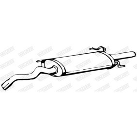 Compre Panela de escape de WALKER online para Carina II Sedan (_T17_) a preços moderados