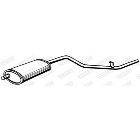 Acquista Marmitta centrale da WALKER 08805 a buon mercato per soli 90,28 €