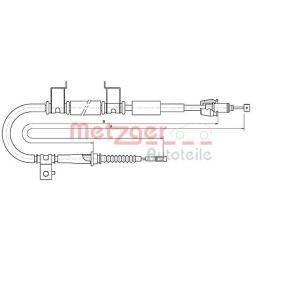Compre Cabo de aço, travão de estacionamento da METZGER 17.6053 a um preço baixo por 41,47 €