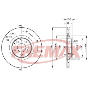 Achetez des Disque de frein FREMAX BD-7948 à prix pour 82,30 €