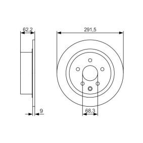Bremsscheibe 0 986 479 S71 von BOSCH günstig für 25,58 € online kaufen