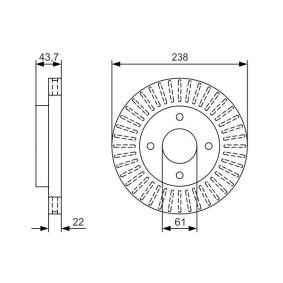 Bremsscheibe 0 986 479 T31 von BOSCH günstig für 34,78 € online kaufen