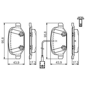 Bremsbeläge 0 986 TB3 162 von BOSCH günstig für 51,30 € online kaufen